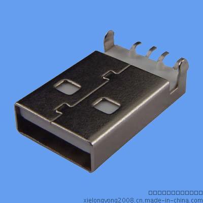 连接器 USB A/M SMT 沉板式